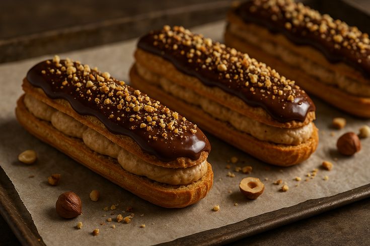 Éclair au chocolat
